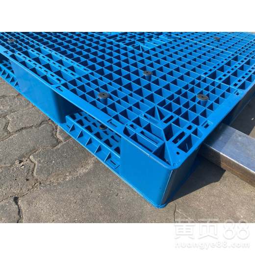 【青岛保税区蓝色塑料托盘全新塑料托盘1.1m常年现货仓储周转用】- 