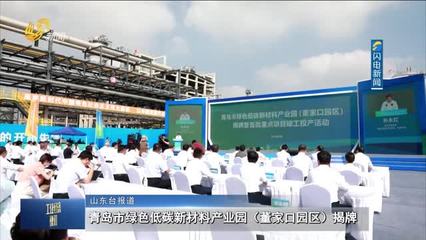 青岛市绿色低碳新材料产业园(董家口园区)揭牌